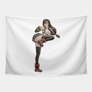 japanese Tifa Lockhart Tapestry