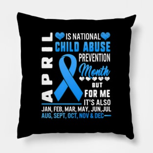April Is National Child Abuse Month Pillow