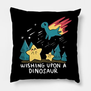 Wishing Upon a Dinosaur Pillow