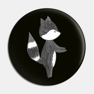 Raccoon Art Pin