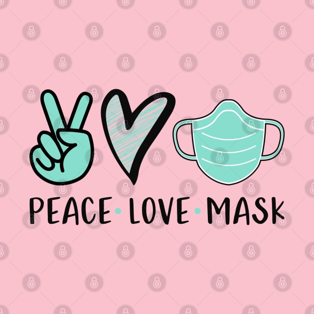 Peace Love Mask by trendybestgift