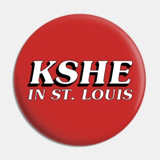 KSHE in St. Louis - WKRP Style Pin