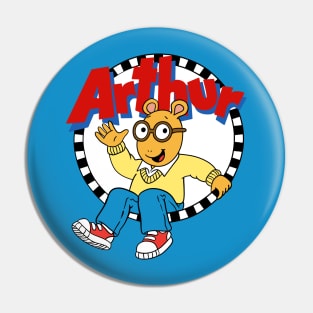 Arthur cartoon Pin