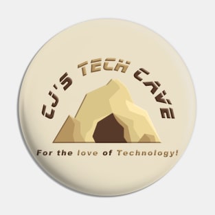 CJ's Tech Cave - Beige Pin