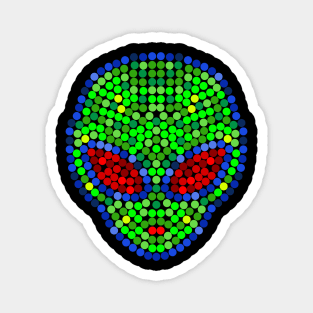 Alien Big Sequins Magnet