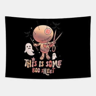 This Is Some Boo Sheet Ghost Halloween Vintage Fun Costume Tapestry