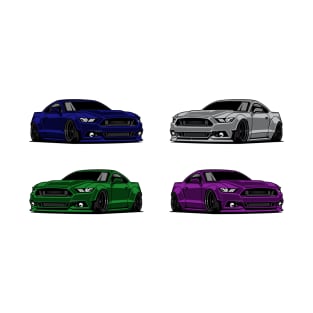 X4 Ford Mustang GT T-Shirt