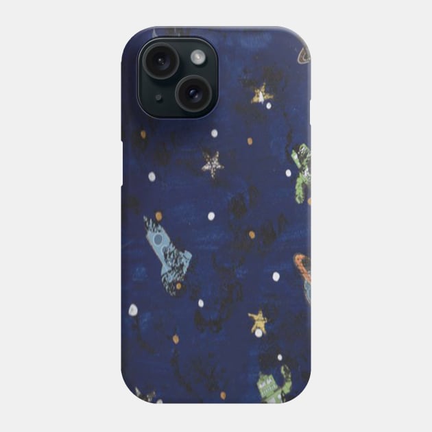 My kid space Phone Case by zazilk