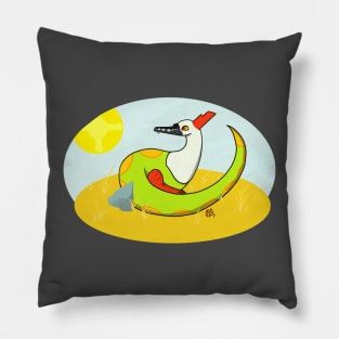 Savanna Runner :: Dragons and Dinosaurs Pillow