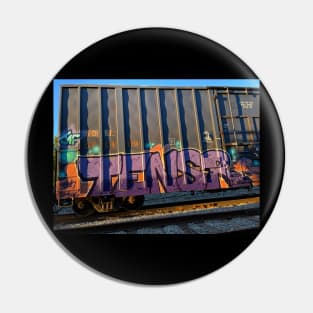 Tenser graffiti Pin