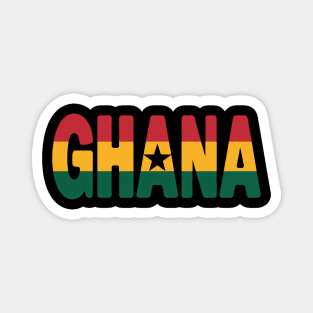 Ghana Travel Flag Colors Ghanaian Pride Magnet
