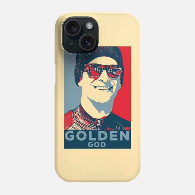 Golden God Hope Phone Case by Shit Post Hero