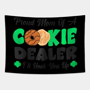 Scout Proud Mom Of A Cookie Dealer Girl Troop Leader Tapestry