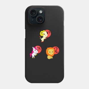 Fire Star Signs of the Zodiac Phone Case