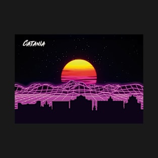 Catania Outrun Neon Nights T-Shirt