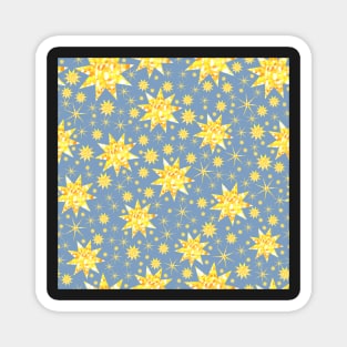 Sundazzle on Soft Blue Repeat 5748 Magnet