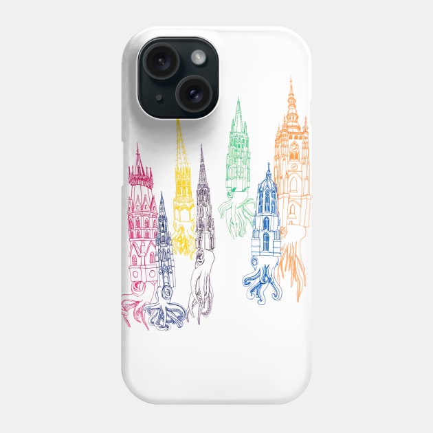 Baculite Cathedrals Phone Case by RaLiz