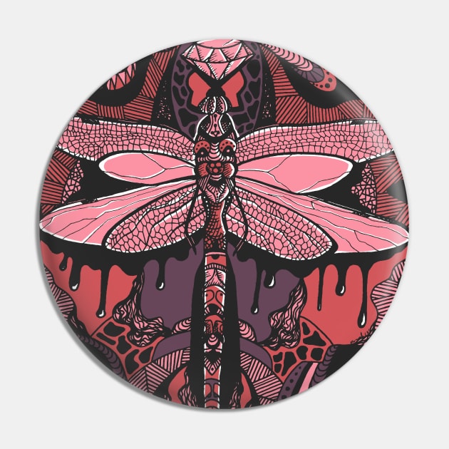 Ambrose Circle of the Dragonfly Pin by kenallouis