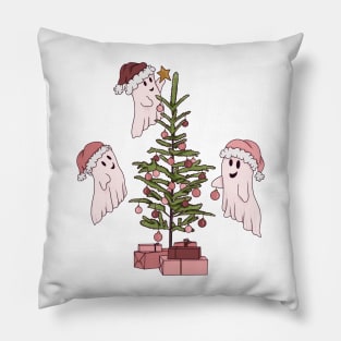 Ghosts of Christmas Pillow