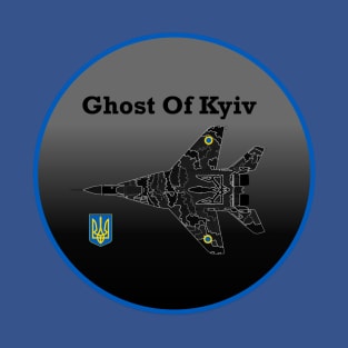 Ghost of Kyiv Ukranian American Society of Texas T-Shirt