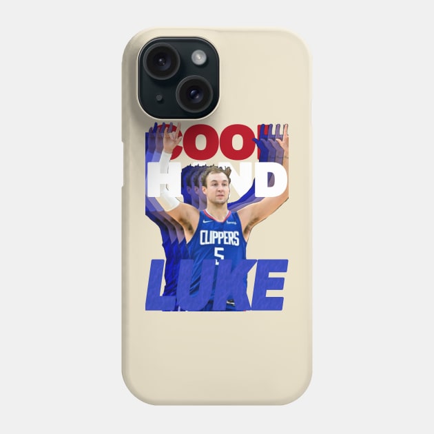 Luke Kennard "Cool Hand Luke" Graphic Tee | Vintage Retro-Inspired LA Clippers Bootleg T-Shirt Phone Case by dsuss