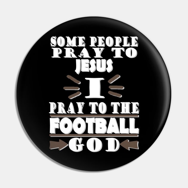 American Football Touchdown Boys Girls Gift Pin by FindYourFavouriteDesign