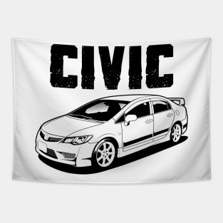 Civic FD2 (white) Tapestry