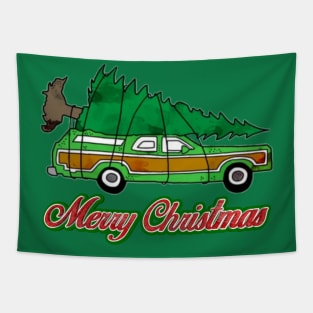 Old Front-Wheel Drive Sleigh Tapestry