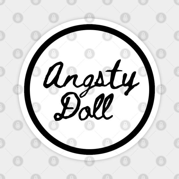 Angsty Doll Magnet by GothBoss