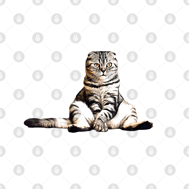 Scottish Fold - The Model Cat by ElegantCat