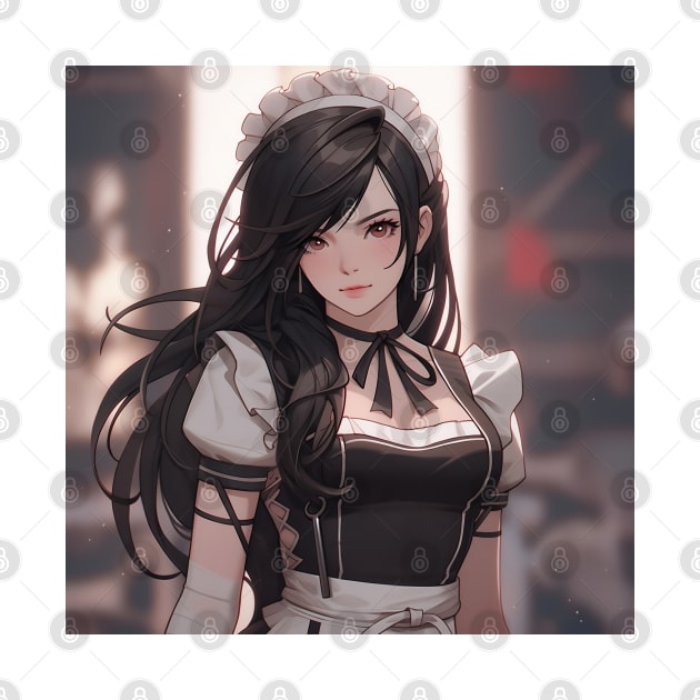 tifa maid by WabiSabi Wonders