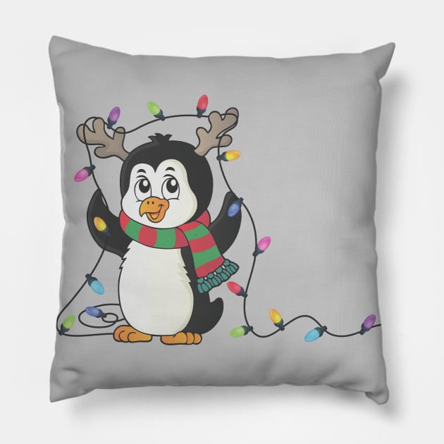 Pingu Pillow by S-L-M-N