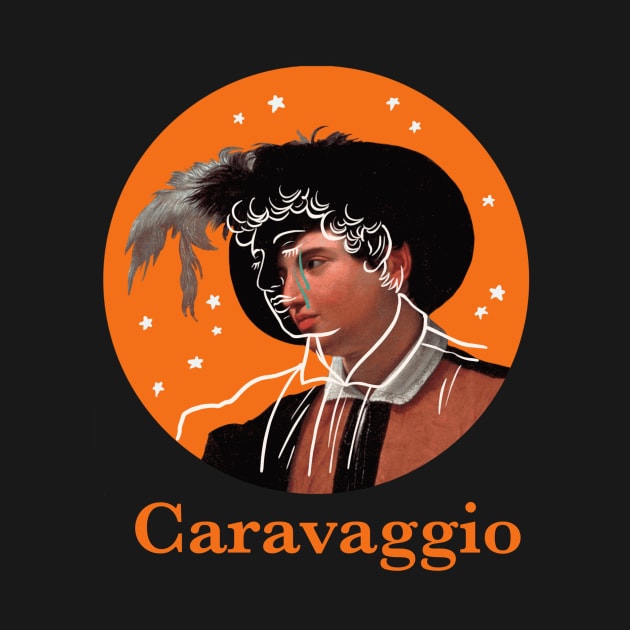 Reinterpretation of a painting by Caravaggio by Eva Viñes