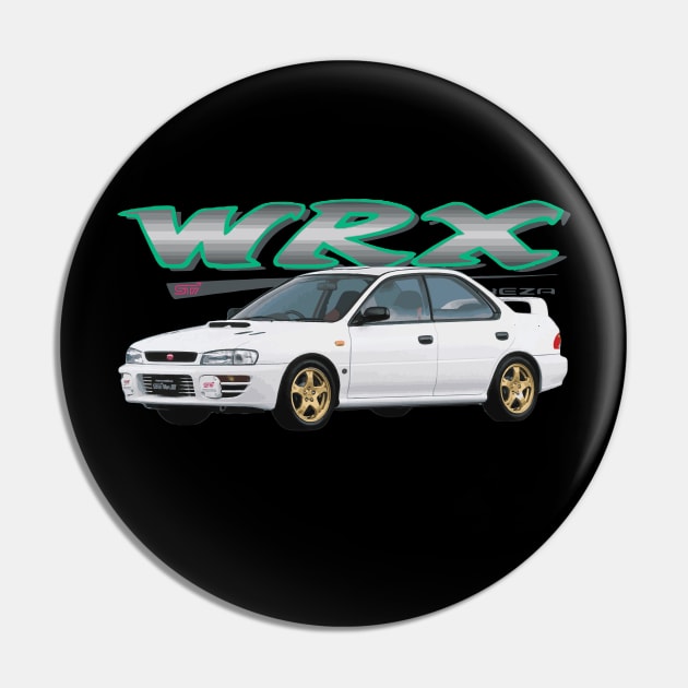 JDM Impreza WRX STI GC8 Version 3 III type r aspen white colin mcrae Pin by cowtown_cowboy