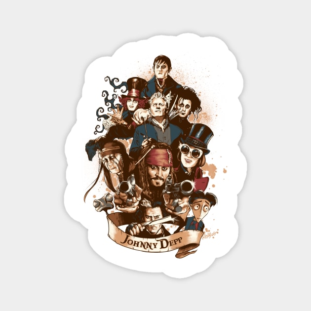 Johnny Depp Magnet by RedBug01