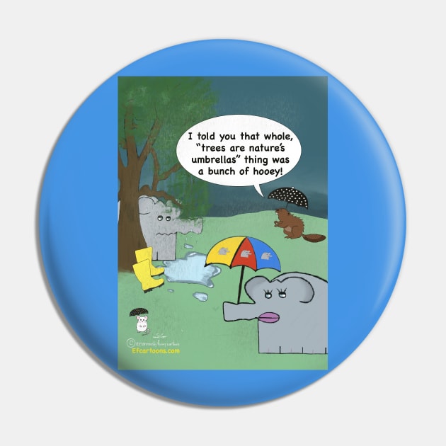 Enormously Funny Cartoons Nature’s Umbrella Pin by Enormously Funny Cartoons