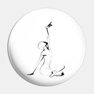 Ballet Dance Drawing Pin