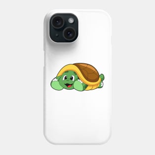 Turtle with Shell as Blanket Phone Case