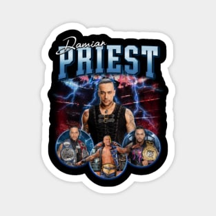 Damian Priest Bootleg Vintage Magnet