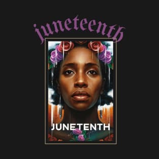 juneteenth African American woman T-Shirt