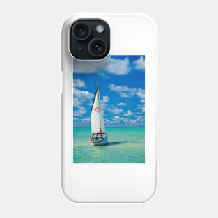 Leaving Harbour on a Clear Day, Bayfield Phone Case