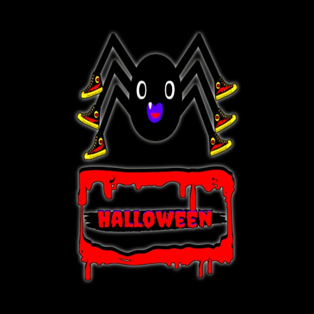 Cute Spider Halloween Fun by Giggle Galaxy Creations