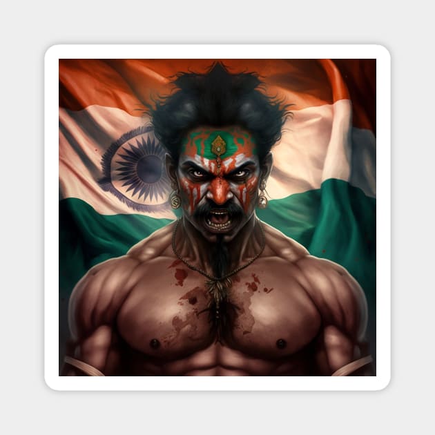 Get Your India Villain Fix with this Eye-Catching Magnet by HappysSpace