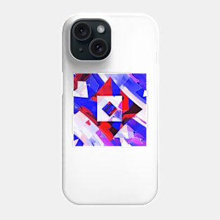 Triangles and squares II Phone Case