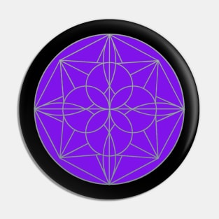 Purple Mandala Pin