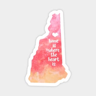 new hampshire state map Magnet