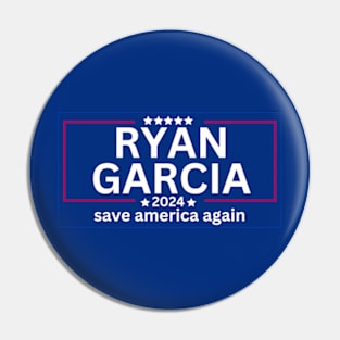 RYAN GARCIA For President trump 2024 Pin