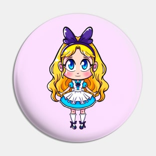 Alice in wonderland Pin