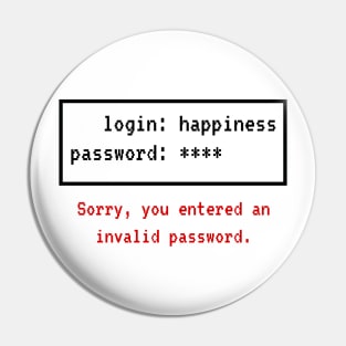 Login-password Pin