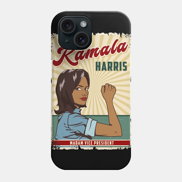 Kamala Harris Madam Vice President 2020 Joe Biden Phone Case by MasliankaStepan